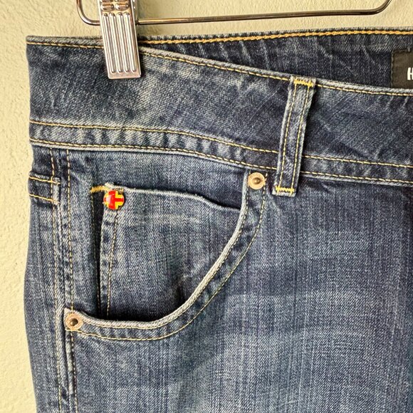 Hudson Jeans Flap Pocket Bootcut Denim Size 29 Y2K 2000s Classic - Picture 4 of 10